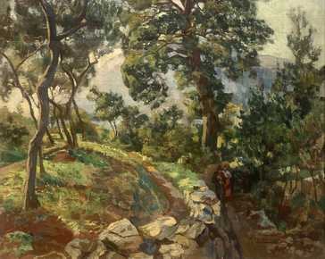 Ogranovitsch Michele  (Огранович Михаил Михайлович) - La quercia - Capri *